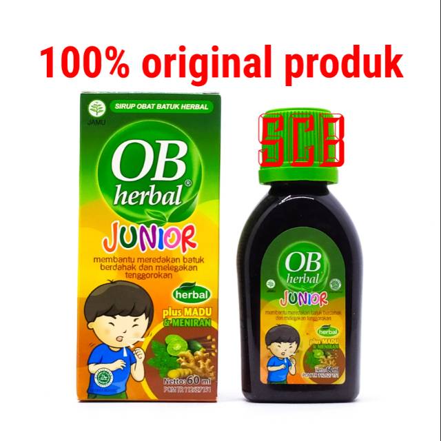 Ob Herbal Junior 60 Ml Sirup Obat Batuk Shopee Indonesia