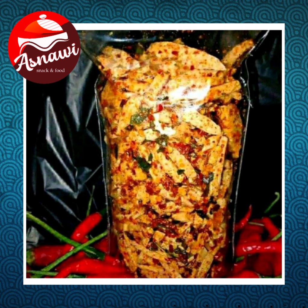 

Basreng Stik Pedas Aroma Daun Jeruk Berat 1kg