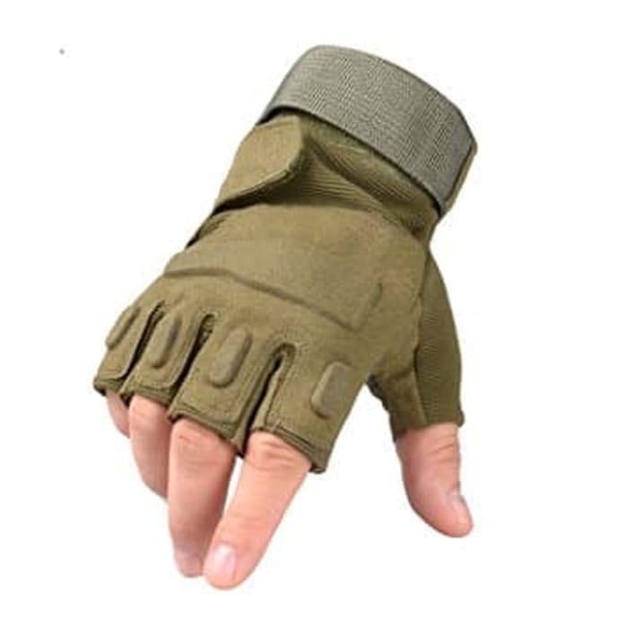 Sarung Tangan Motor Military Tactical Half  Black Eagle Army