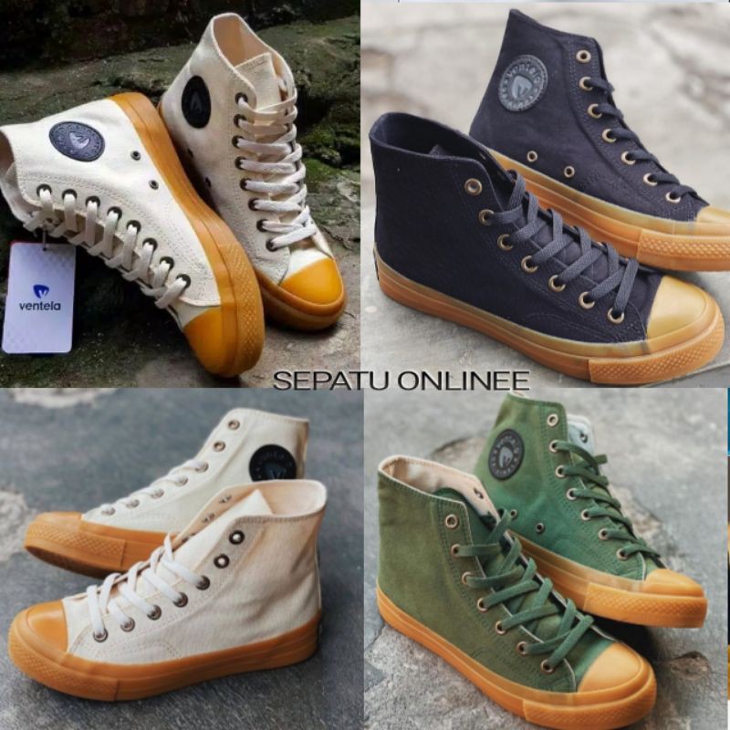 SEPATU VANTELA WHITE GUM ORIGINAL VENTELA 70S BLACK GUM SEPATU VANTELA WHITE GUM ORIGINAL VENTELA 70S BLACK GUM