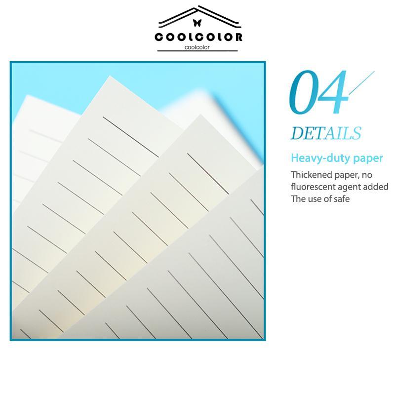 CODA5 Kraft Paper Coil Book Simple Student Notebook Meeting Notepad Buku Akuntansi Portabel- cl