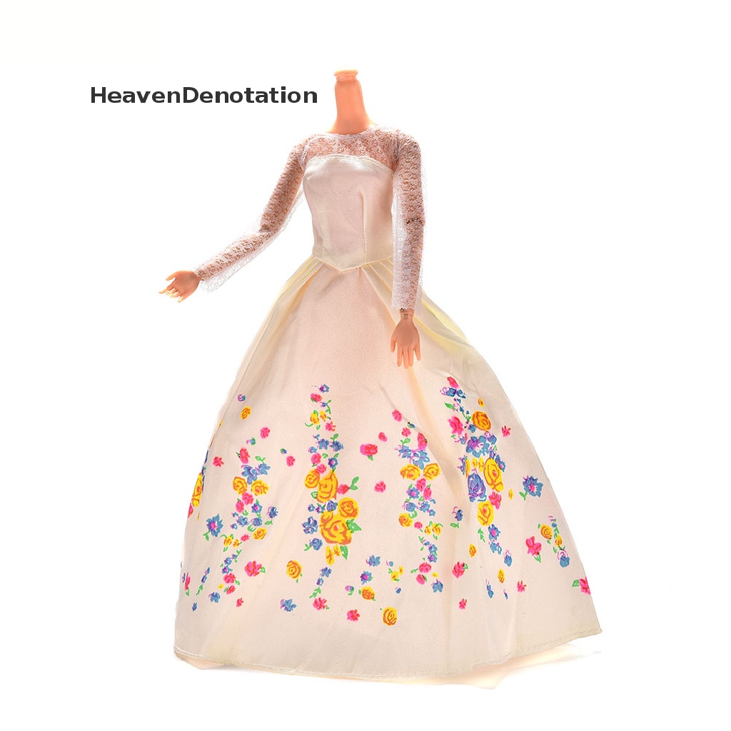 1pc Dress Pesta Pernikahan Untuk Boneka Barbie Cinderella