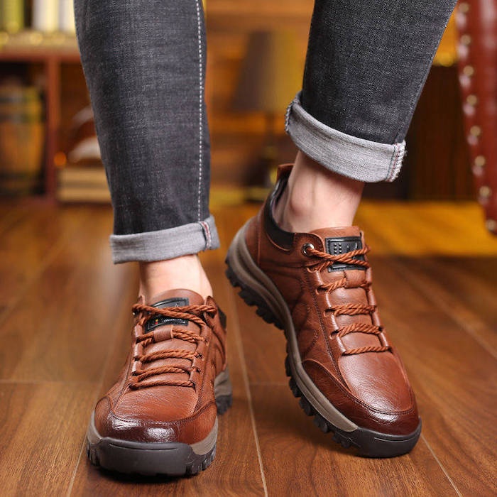 Sepatu Pria 01138550 Men's Leather Casual Shoes