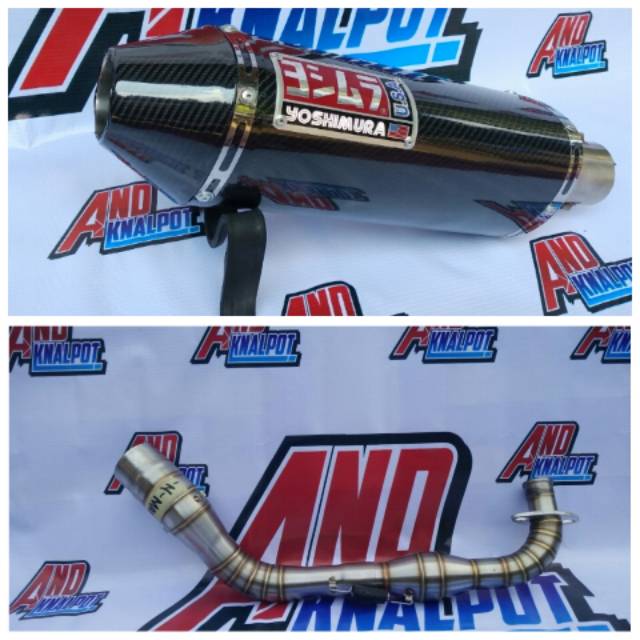 Knalpot Racing Yoshimura USA For Pcx Nmax Aerox Lexi Vario Beat Mio