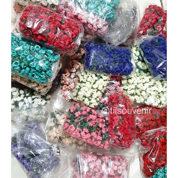 Bunga Kuncup Bahan Mahar Seserahan dan Craft 1 Lusin/12 pcs