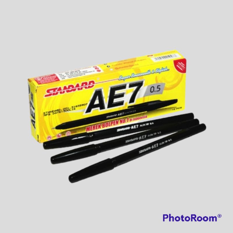 

Standard AE7 pulpen hitam (0,5mm)