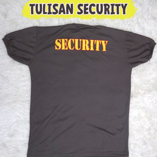 Kaos Satpam Coklat Kaos Security Coklat Kaos Satpam Terbaru Kaos Security terbaru