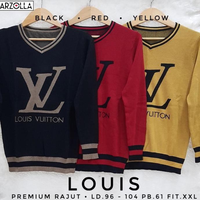 KAOS RAJUT IMPORT LOUIS LV PREMIUM REMAJA WANITA NEW AGUSTUS