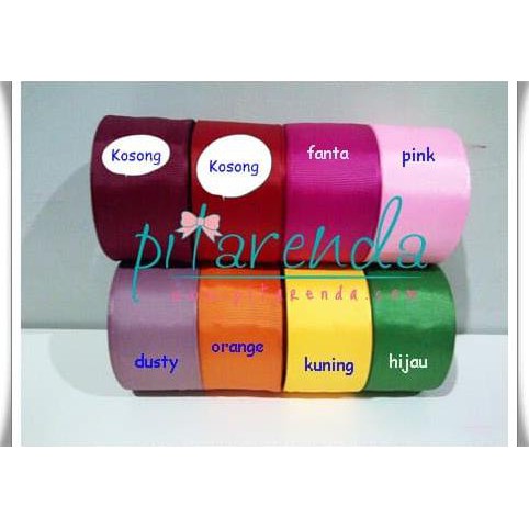 

PGP-109 : Pita Grosgrain Polos 2 inch (5 cm) per ROLL