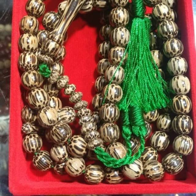 Tasbih kayu liwung macan asli