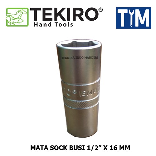 TEKIRO Mata Sock Busi 1/2&quot; x 16 MM / Spark Plug 1/2&quot; x 16 MM