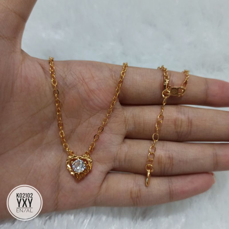 Kalung Yaxiya Koye Love Gold K02102