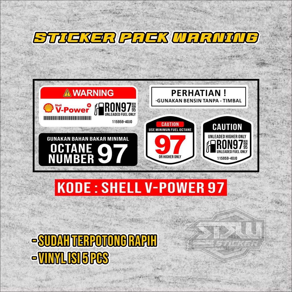 Stiker tangki Motor Stiker Printing Bahan Bakar Pertamax