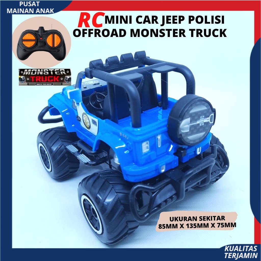 Mainan Mobil Remot Kontrol / RC Rock Crawler Mobil Remote Kontrol Jeep Off Road Mini TERBARU