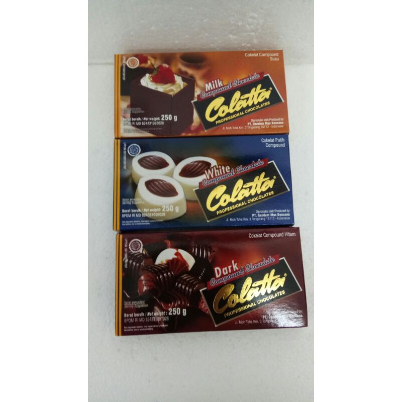 

Colatta Chocolate Compound 250gr