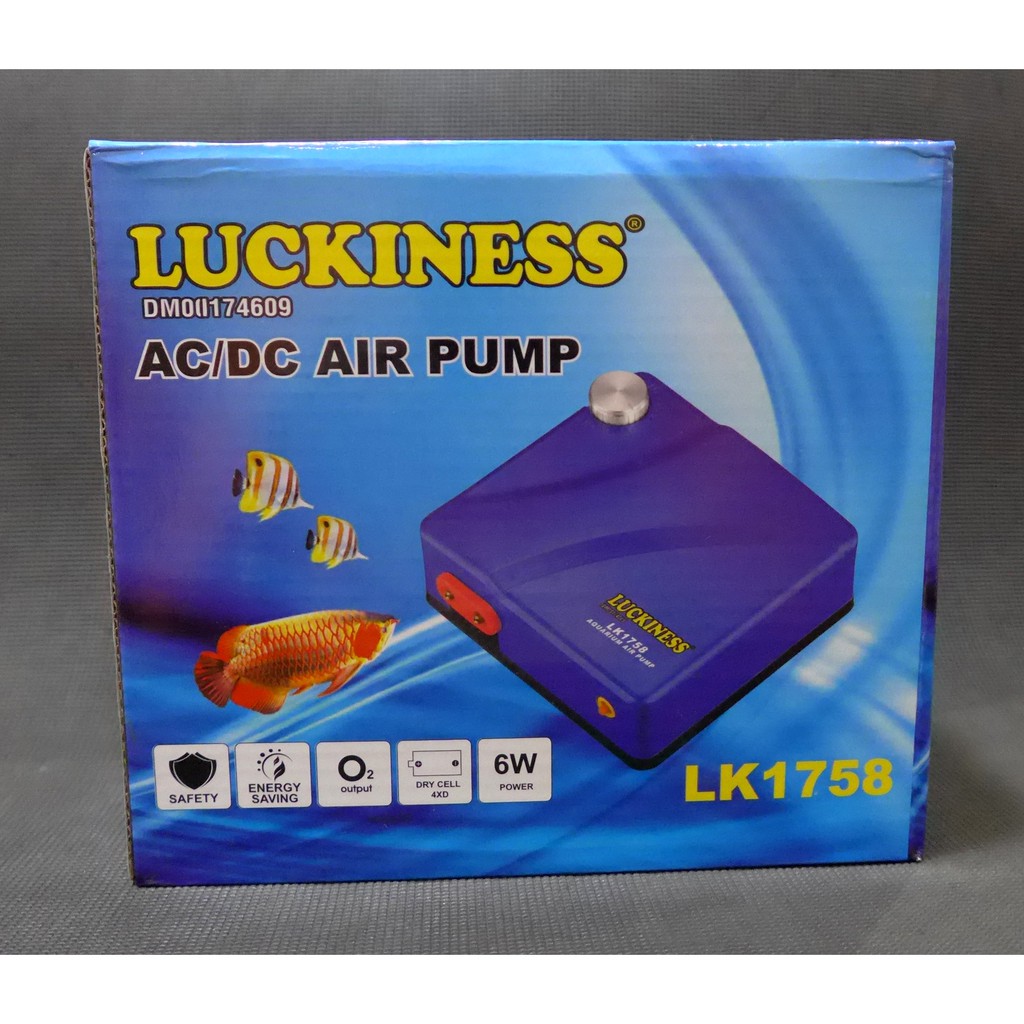 Pompa Aquarium Luckiness AC DC Air Pump LK1758