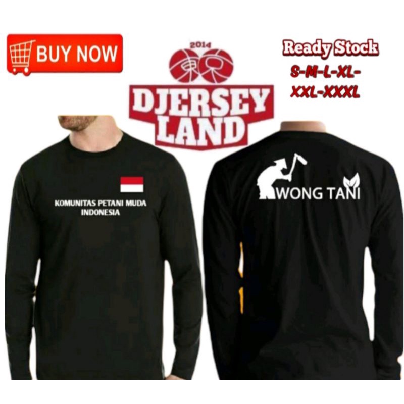 KAOS DISTRO WONG TANI KOMUNITAS PETANI MUDA INDONESIA KEREN