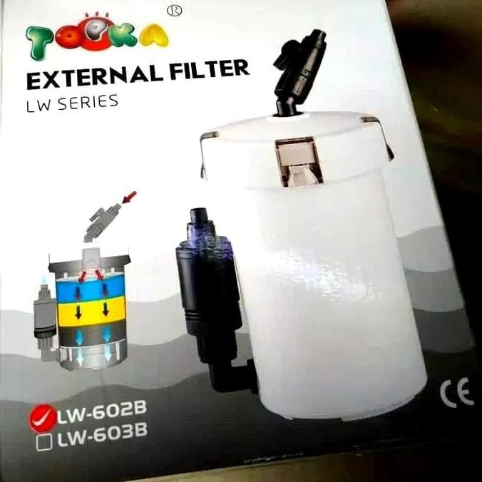 dibeli TOPKA LW-602B CANISTER FILTER AQUARIUM AQUASCAPE stok terbatas