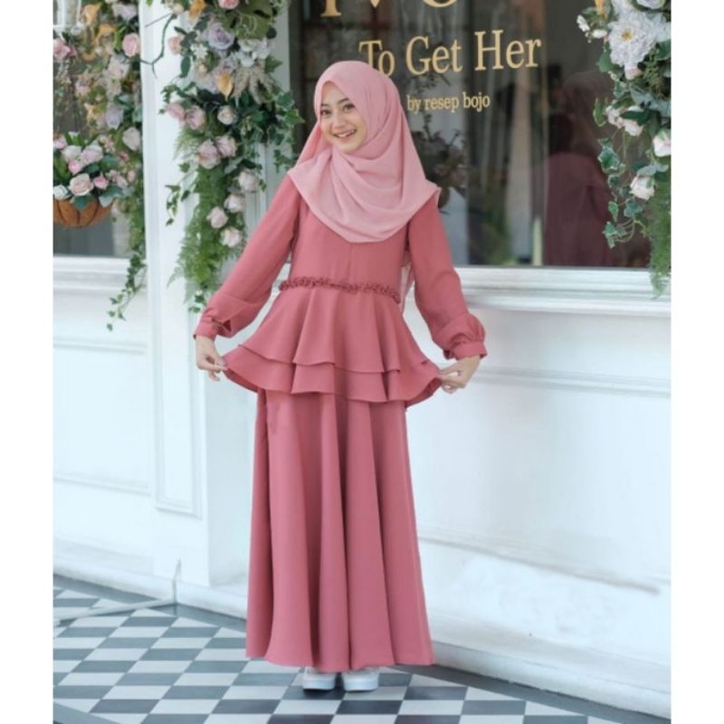 Riza dres | Gamis muslim remaja | dres terbaru | Best seller|