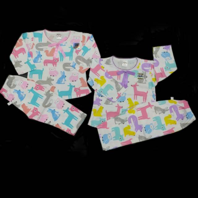 Piyama Anak Perempuan Cherry House size S-L / 2-4 / 5-7 / 8-10