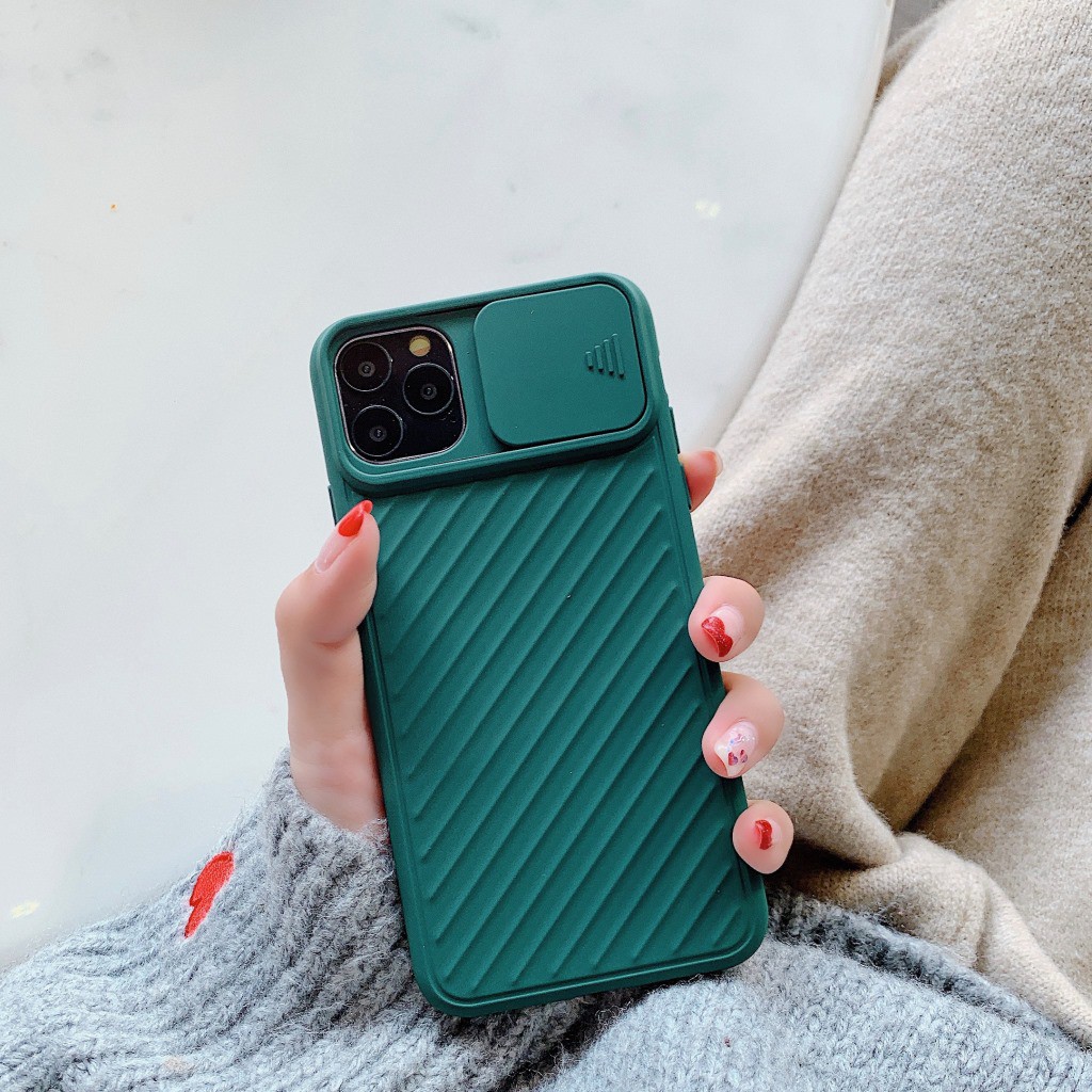 [CASING IMPOR] iPhone X / XS / XR / XS Max Tutup Pelindung Kamera Geser Soft Case by WEIKA COD