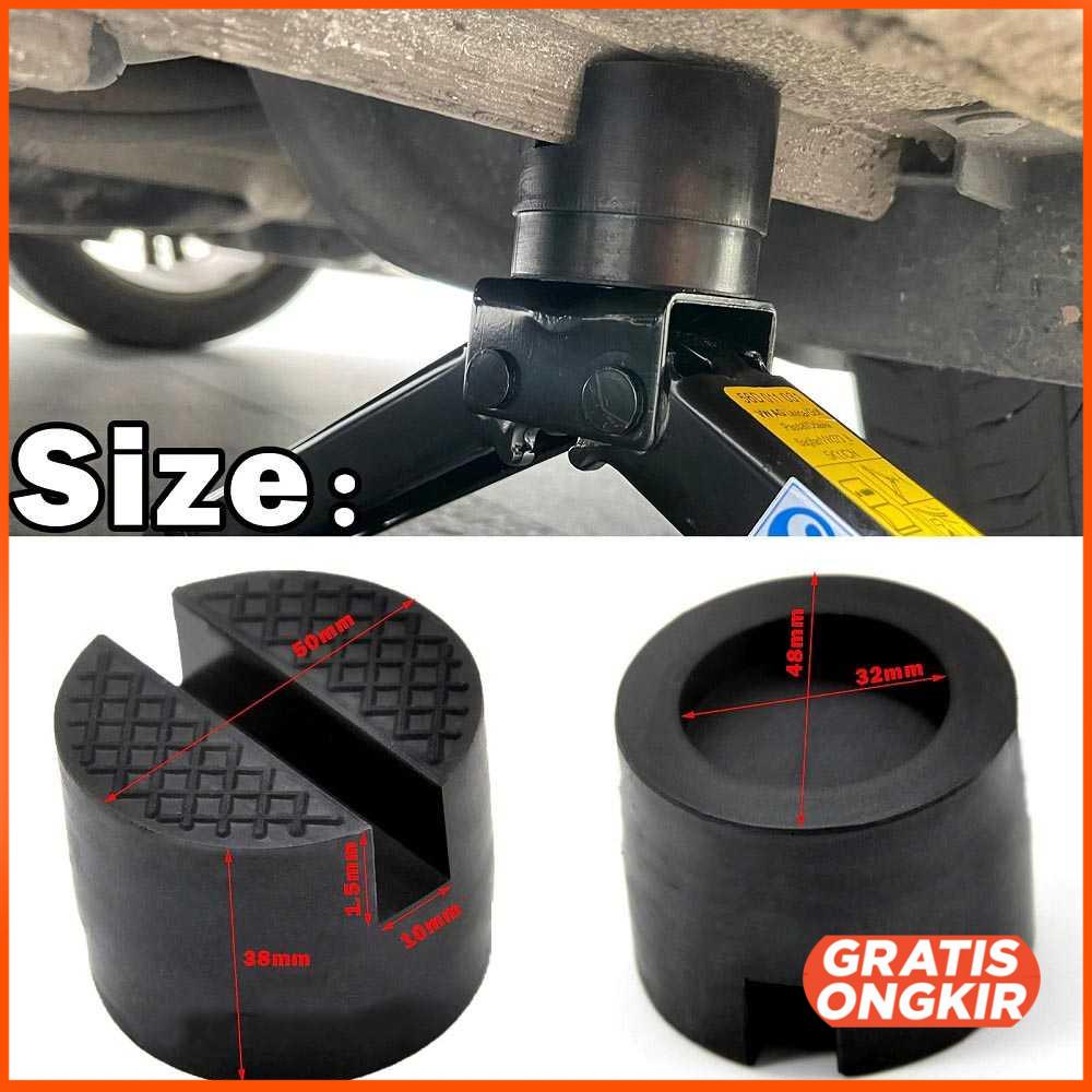 Karet Adapter Dongkrak Mobil Rubber Pad Jacking Tool - MJA5