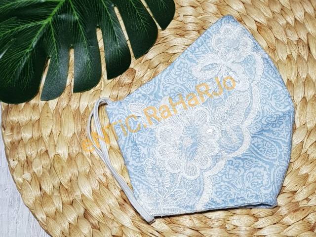 [COD] Masker Kain Shabby Chic / masker kain katun / masker limited / masker unik cantik murah