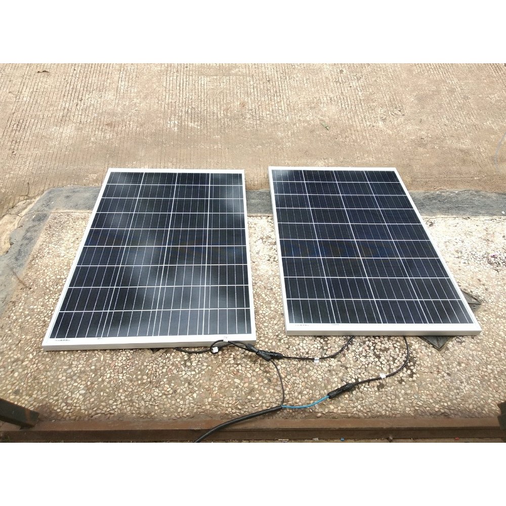 Paket ongrid 1200 Watt panel surya 310wp Mono  x4 with Inverter Smart Gti 1200watt