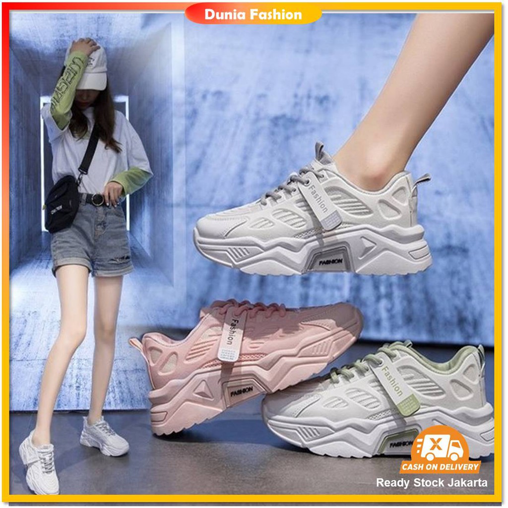 {COD/BAYAR DITEMPAT} DF-481 SEPATU WANITA FASHION MODEL KOREA T-11