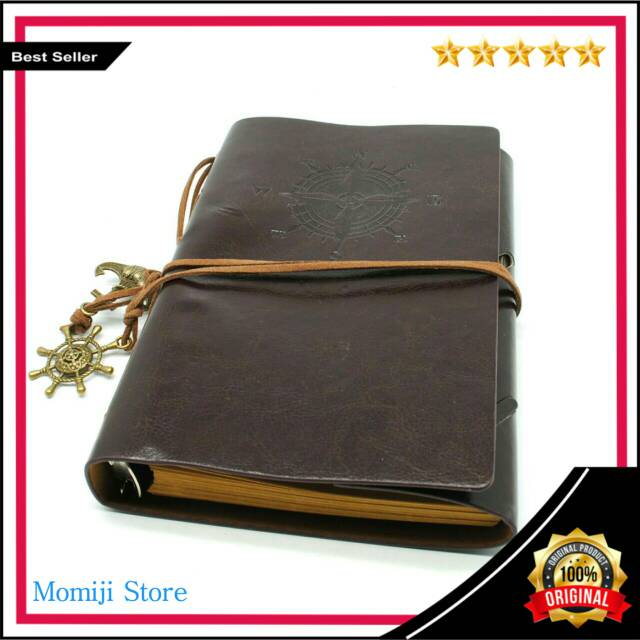 

Buku Catatan Binder Kulit Retro Pirate Diary Book Office Kantor Ayo Diorder
