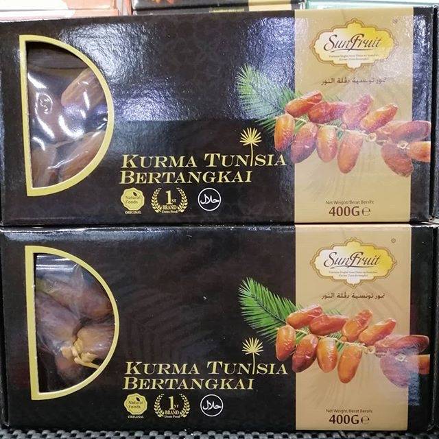 

SUNFRUIT - Deglet Nour Tunisian Branched Dates Kurma Tunisia