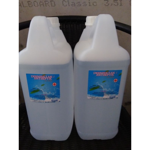 Desinfektan cair siap pakai 5 liter
