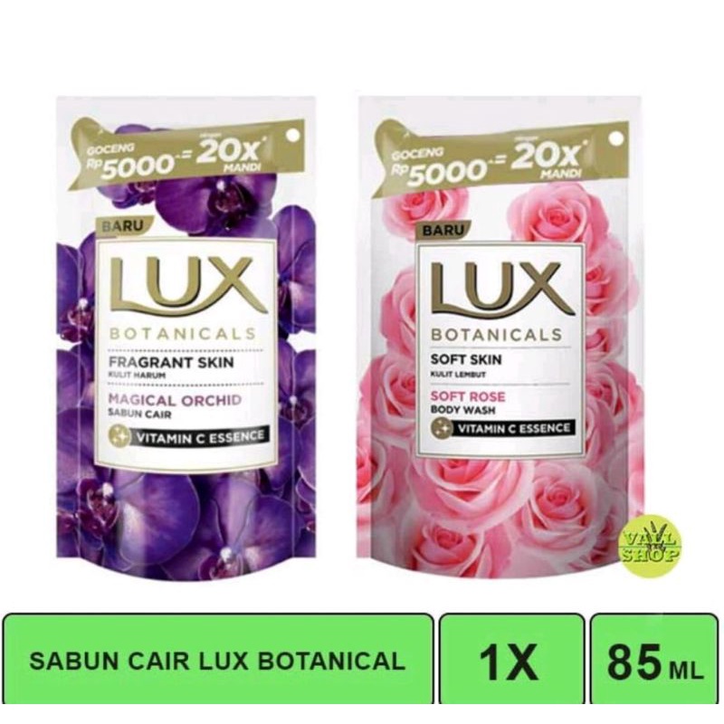 sabun mandi cair lux Lux LUX 85 ml kemasan 5000