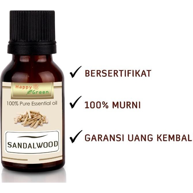 Sandalwood Essential Oil (Minyak Cendana) 5 Ml | 100% Pure Impor