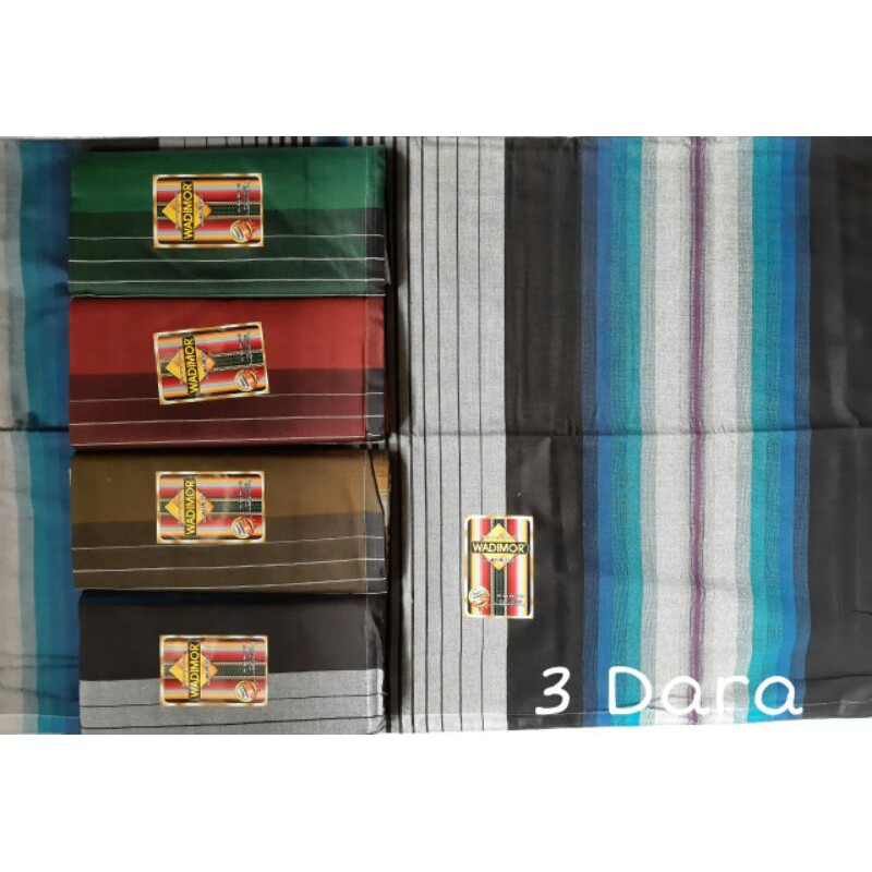 Sarung Tenun Wadimor duplek flat Motif