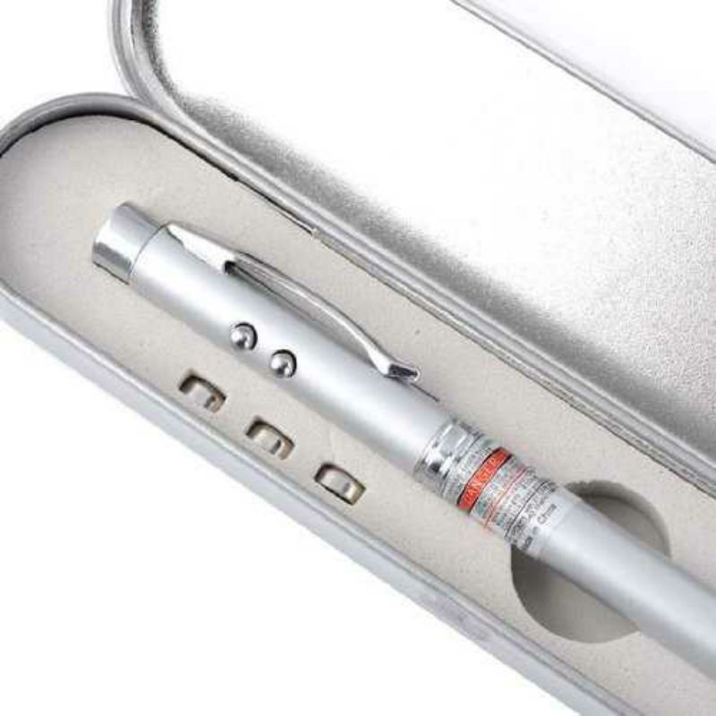 Pena Pulpen Premium 5 in 1 Laser Pointer