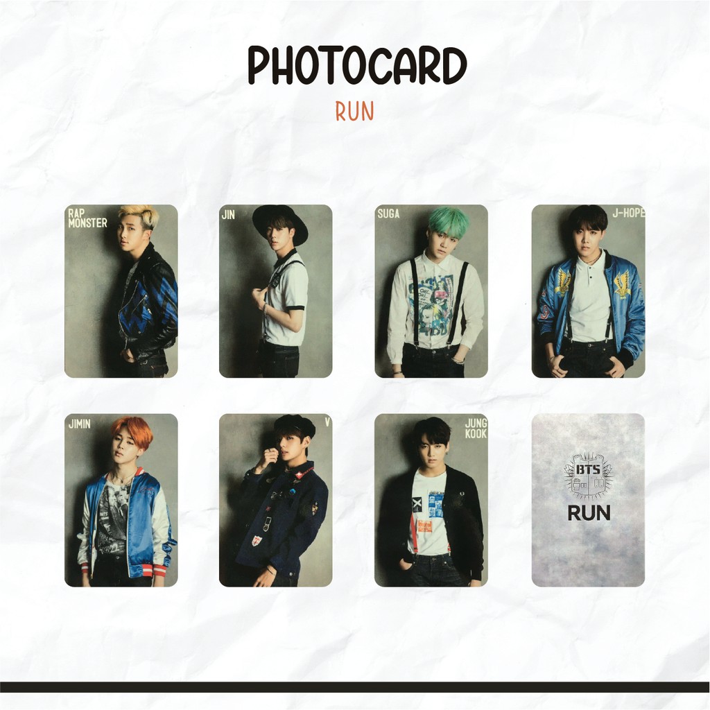 [UNOFFICIAL] Photocard BTS RUN