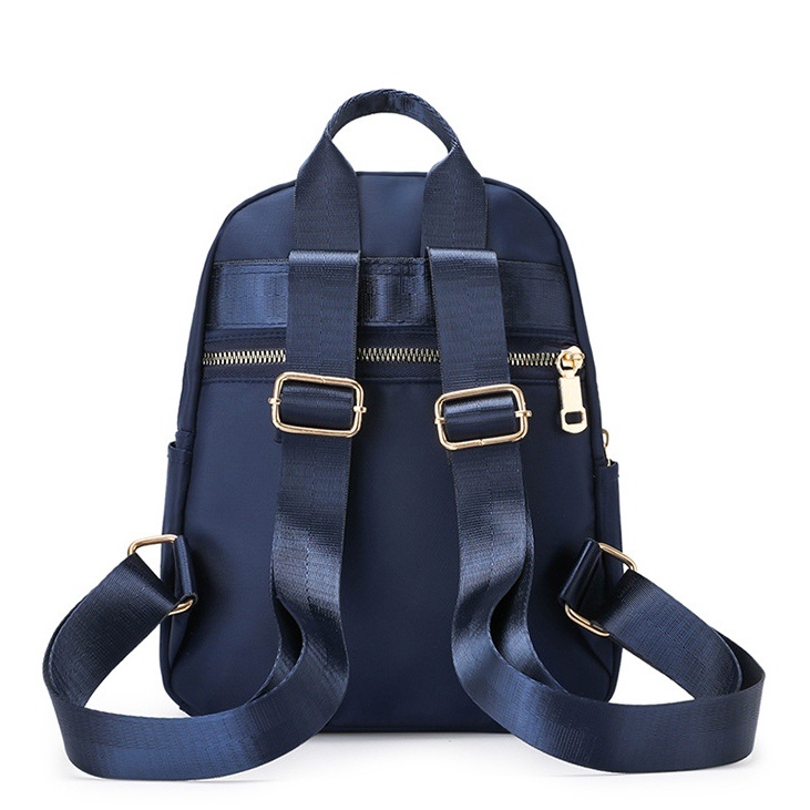 TAS RANSEL WANITA BACKPACK CEWEK ANTI AIR NAVY KOREA REMAJA GENDONG PUNGGUNG IMPORT TA589N1 KANLAYA SEKOLAH KULIAH KERJA KEKINIAN MURAH PREMIUM BATAM