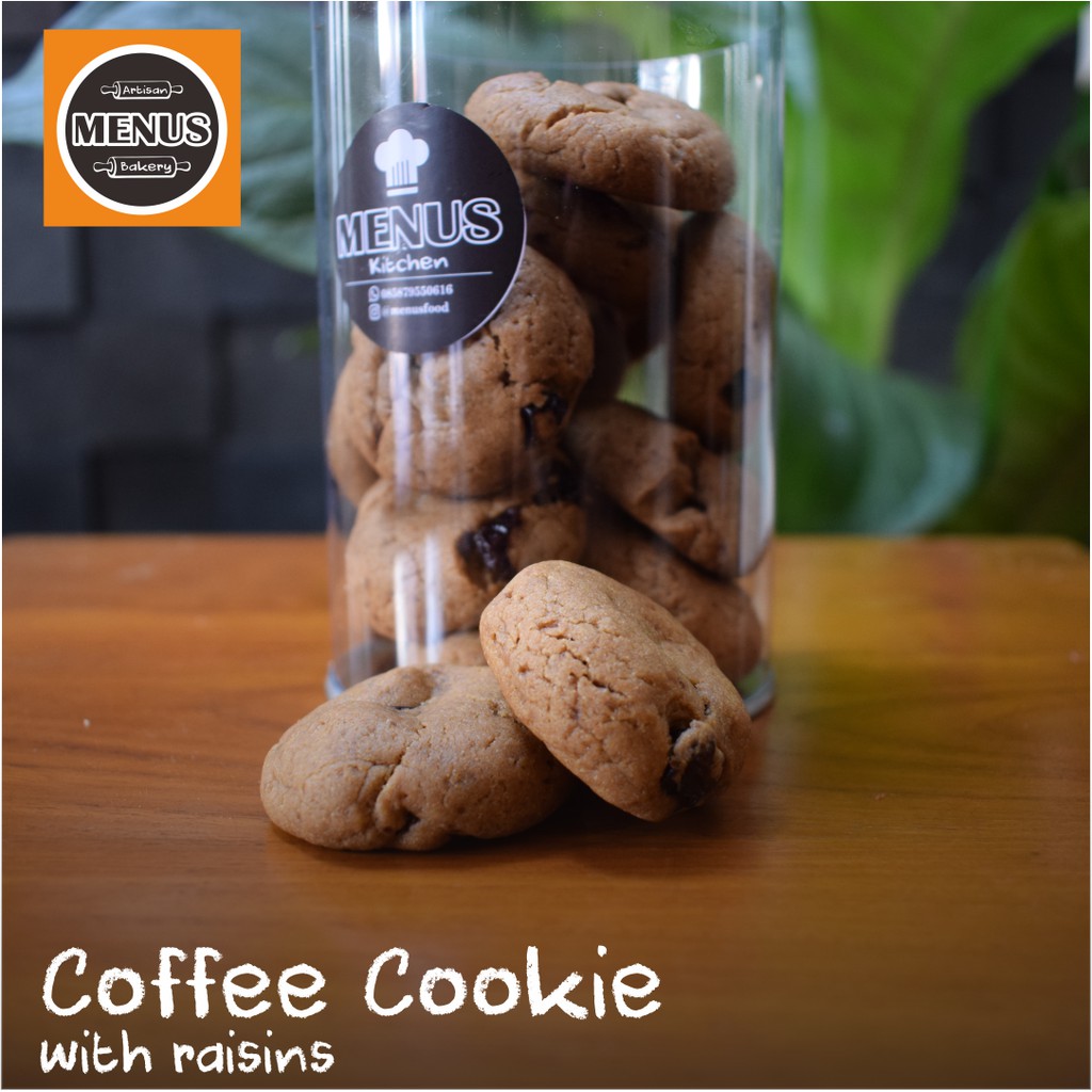 

Soft Baked Raisins Coffee Cookies (isi 5)