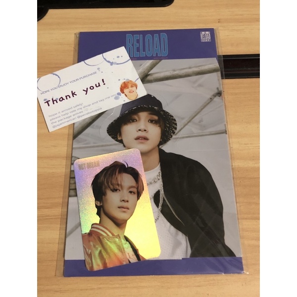 Standee hologram / holo haechan reload nct dream