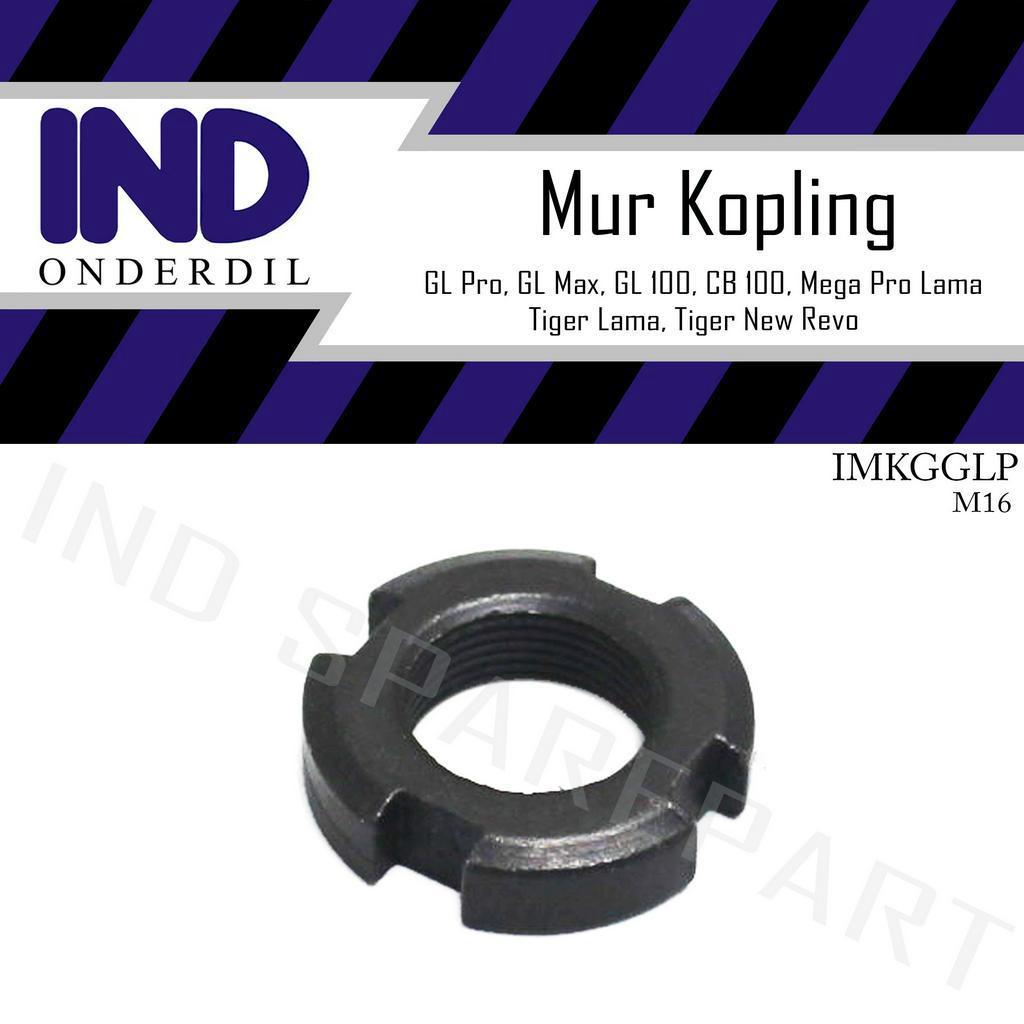 Mur-Nut Kopling-Kupling GL Pro-Max-100/CB 100/Mega Pro Lama/Tiger Lama-New Revo