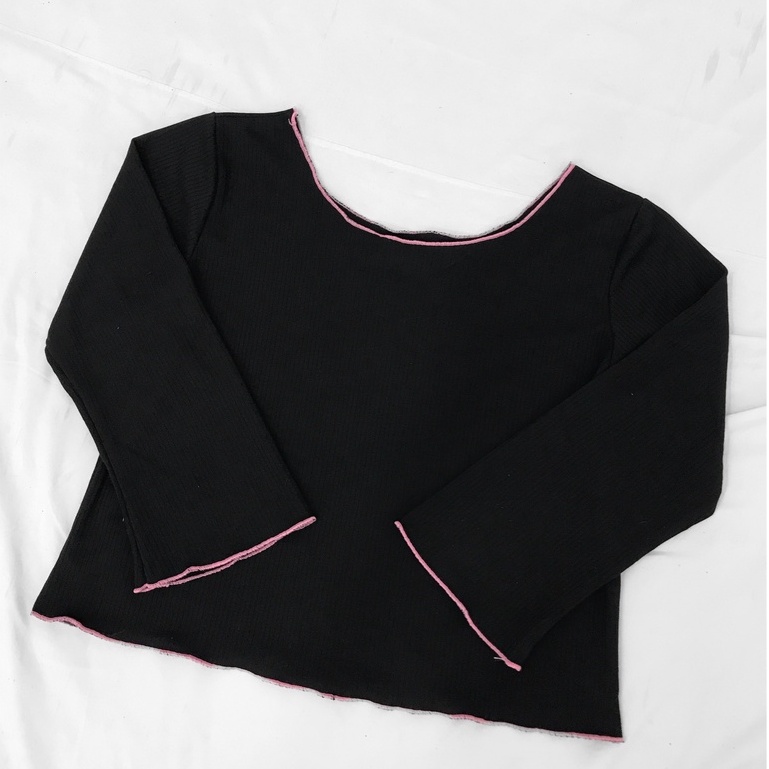 Celya Blouse Jumbo / Atasan Jumbo Wanita / Charla.id / CHA 0995-Black