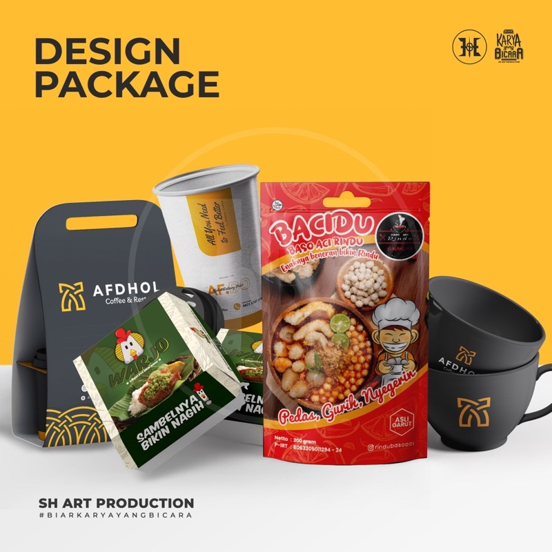 

DESIGN PACKAGE BOX/CUP/STANDING POUCH