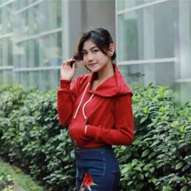 Fourfashion SWEATER WANITA CROP XIAOMI POLOS XIOMI HOODIE JAKET WANITA NO.480