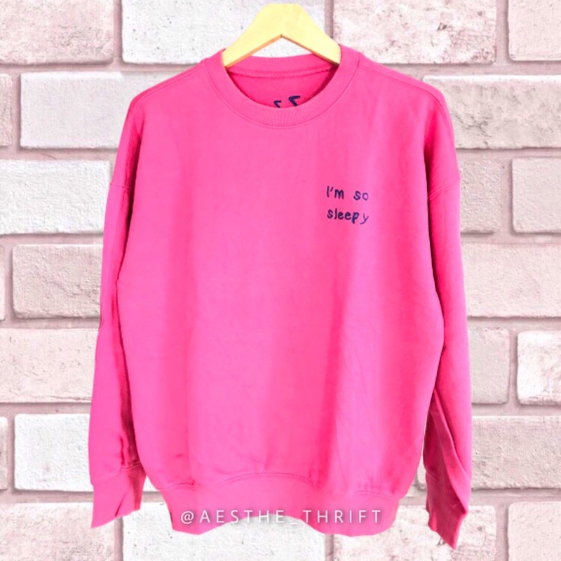 CREWNECK SWEATER OVERSIZE THRIFT BRANDED PREMIUM QUALITY
