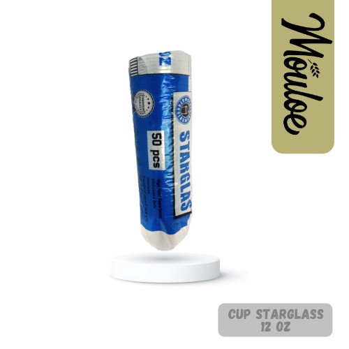 GELAS PLASTIK STARGLASS 12 OZ 50 | Mouloemat | Tempat Minuman
