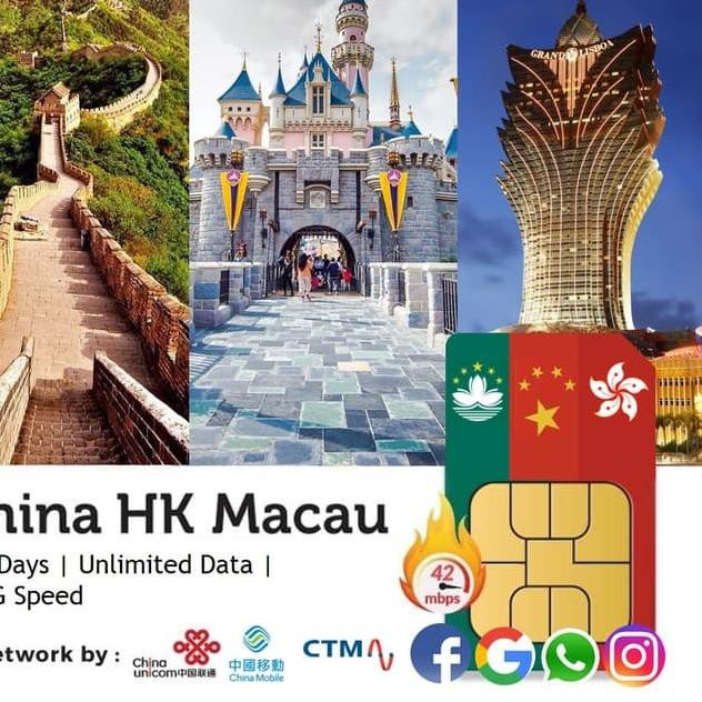 Jual Puh Zdw 975 Promo Sim Card China Hongkong Macau Unlimited 3 Hari Indonesia Shopee Indonesia