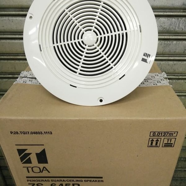 Speaker box ceiling TOA ZS 646 R lengkap box putih