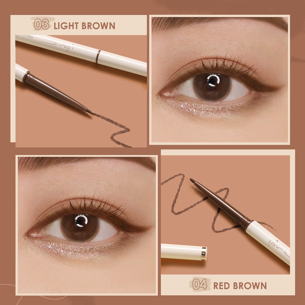 FOCALLURE Tahan air Waterproof Eyeliner Gel pencil-Make up Mata Long Wearing