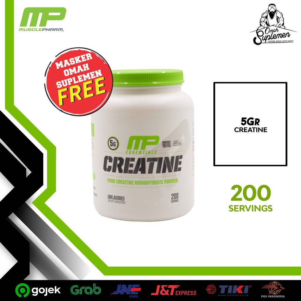 Musclepharm Creatine Monohydrate 1kg mp creatine 5G 200servings